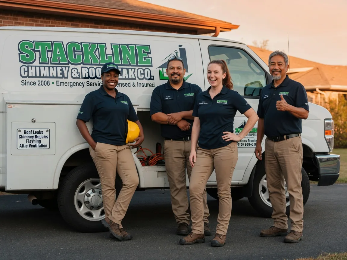 Chimney flashing repair company in Bronte, TX